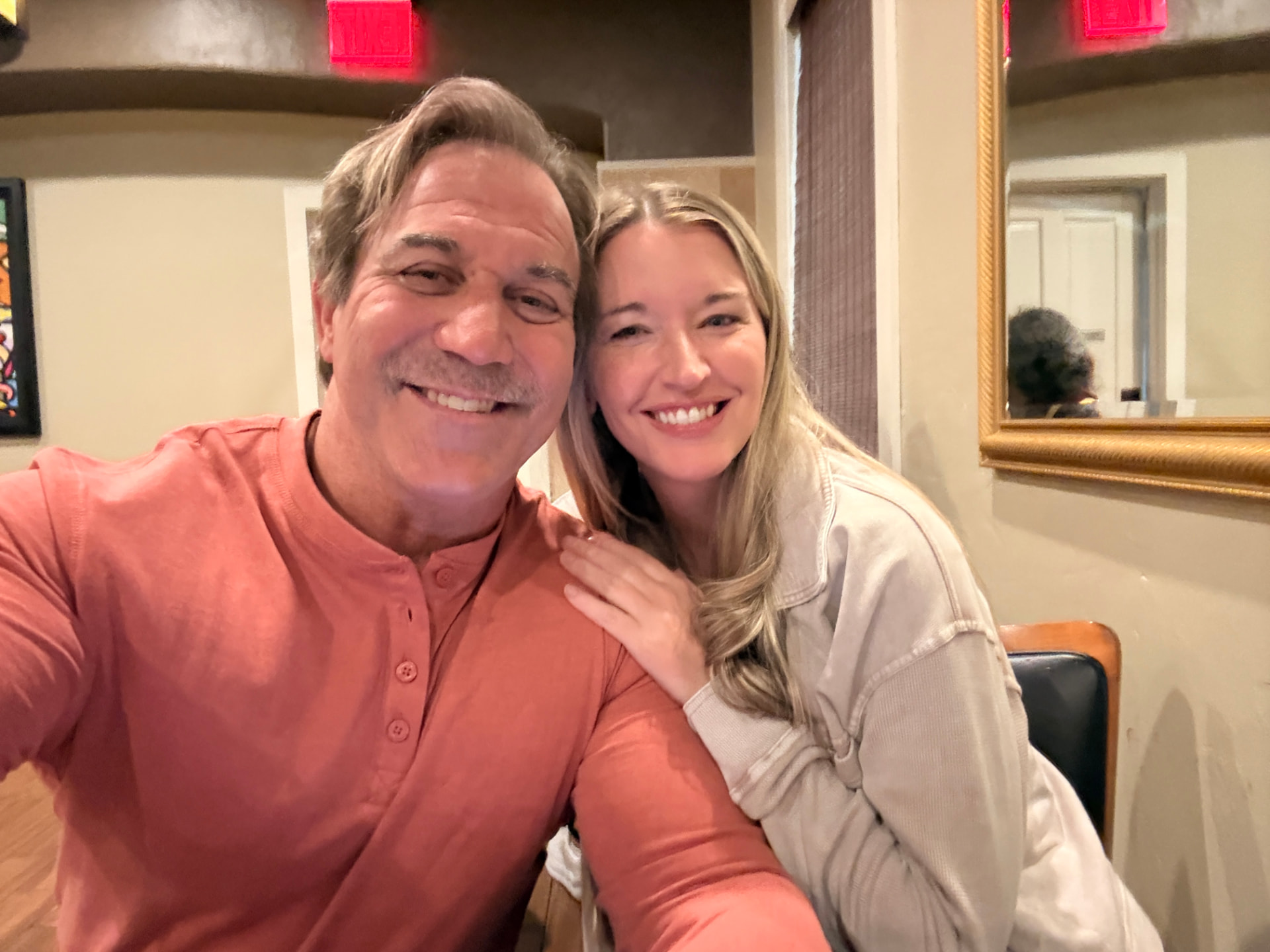 Melissa and Andy, the founders of CMD+SHIFT, smiling together